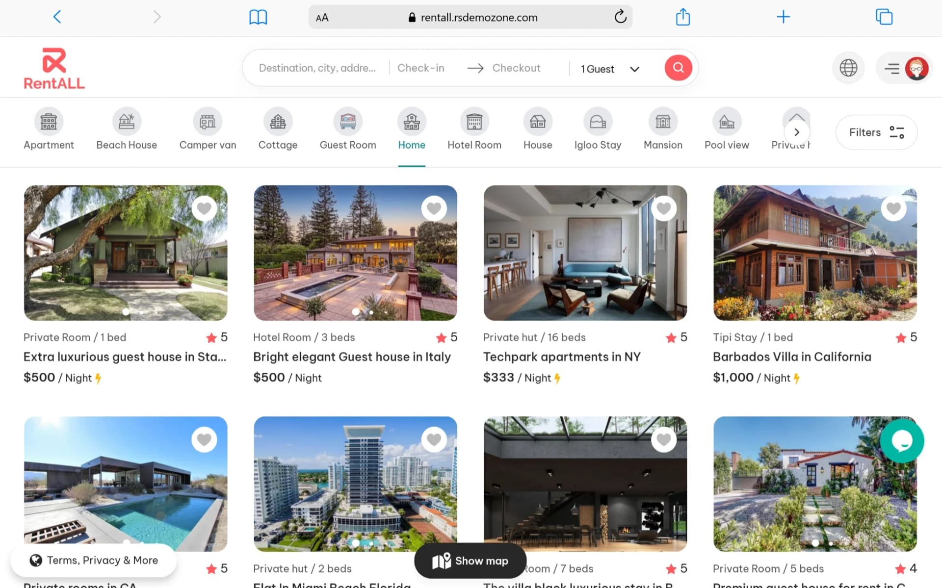 Vacation Rental Booking Platform